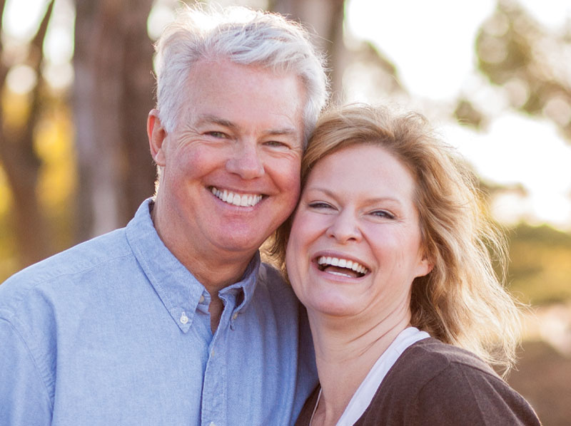 smiling couple